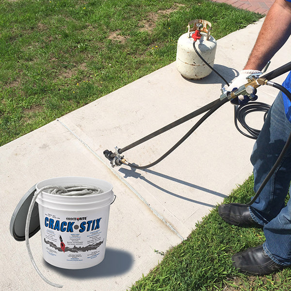 Crack Stix The ONLY Permanent Concrete or Blacktop Crack Filler